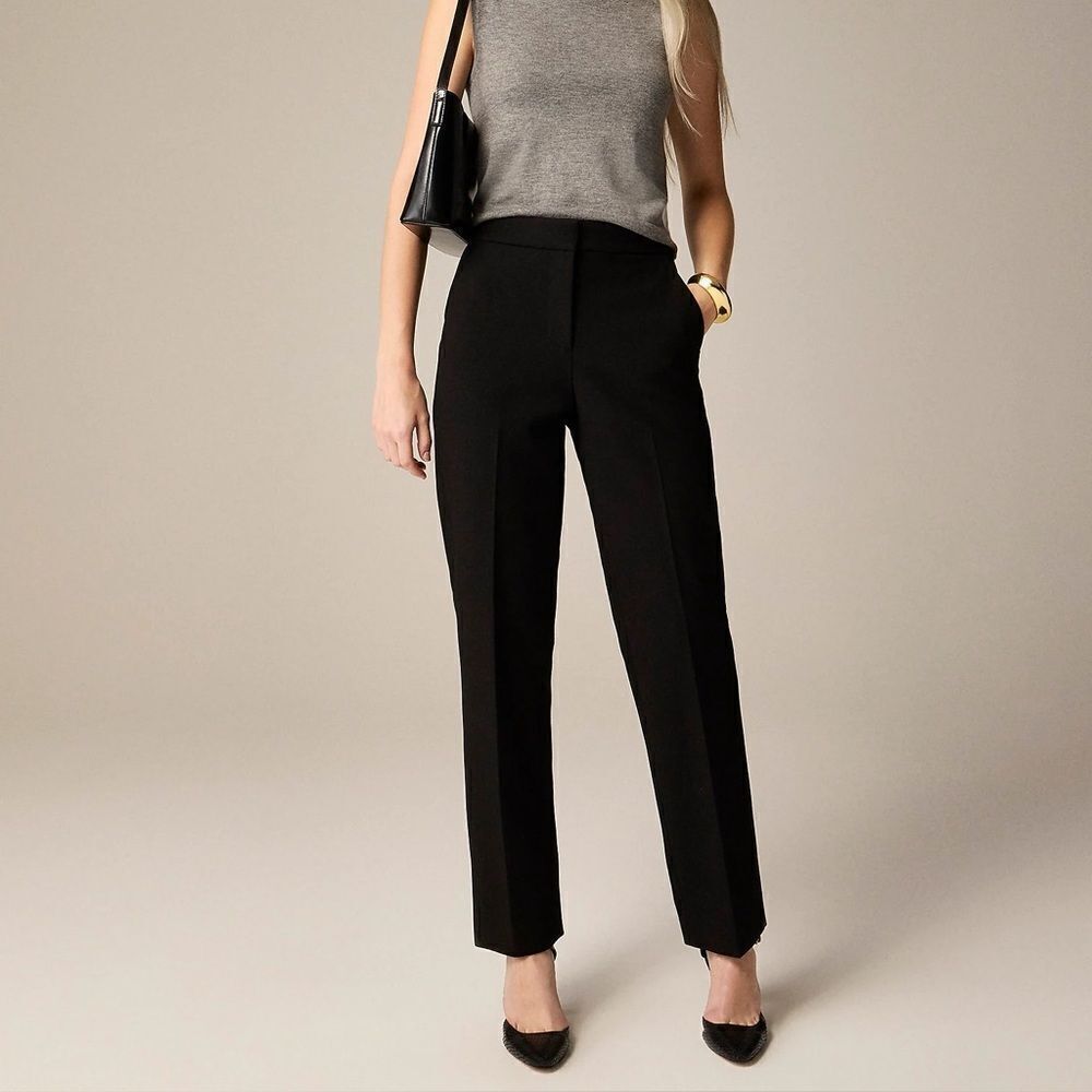 J.Crew NWT 2024 Full-length Kate pant in Italian bi-stretch wool blend 8P